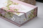 Preview: Stifte-Schachtel mit Klappdeckel ca. 21x10x4cm | Gänseblumenkranz floral | puderrosa | Art. Nr. 97040309